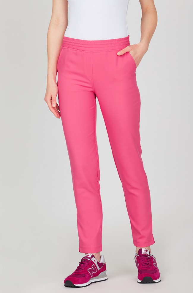 Spodnie medyczne damskie summer pink