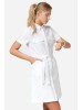 Sukienka medyczna Sportivo biała-285